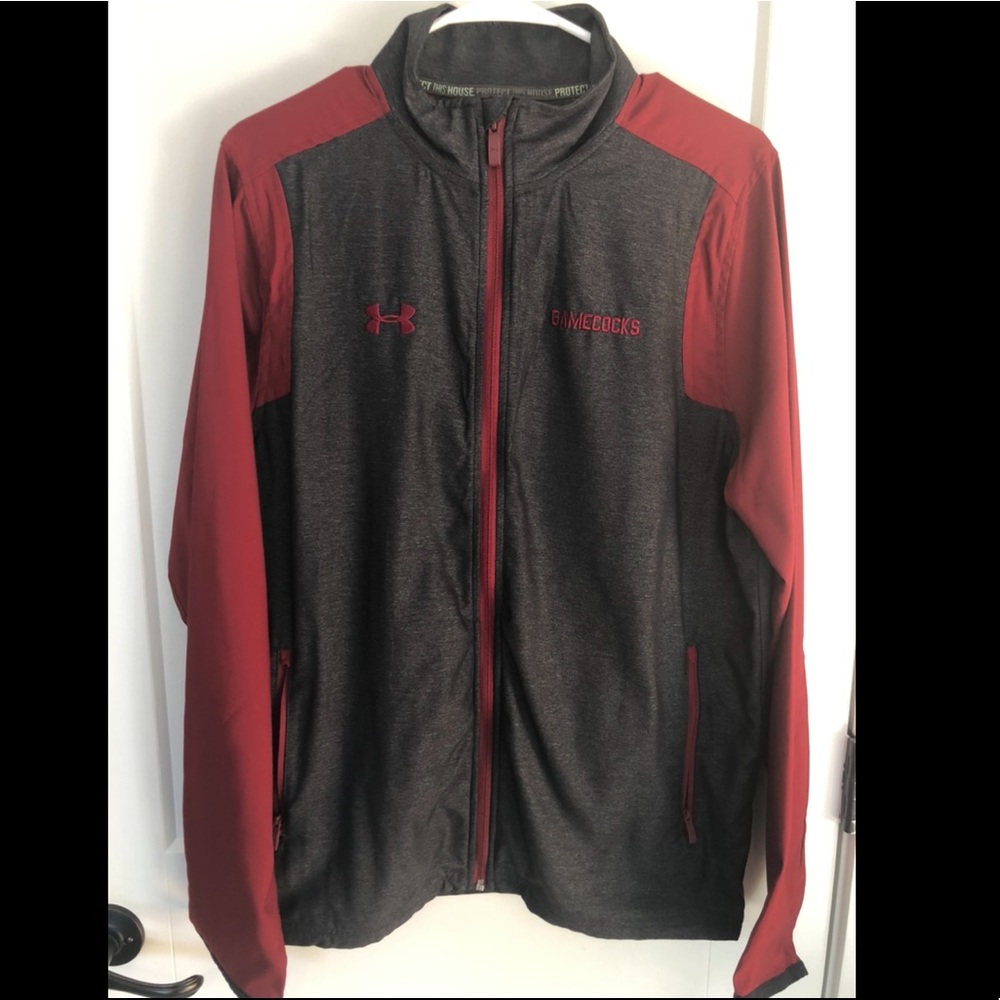 Under Armour Full Zip Jacket Mens Medium South Carolina